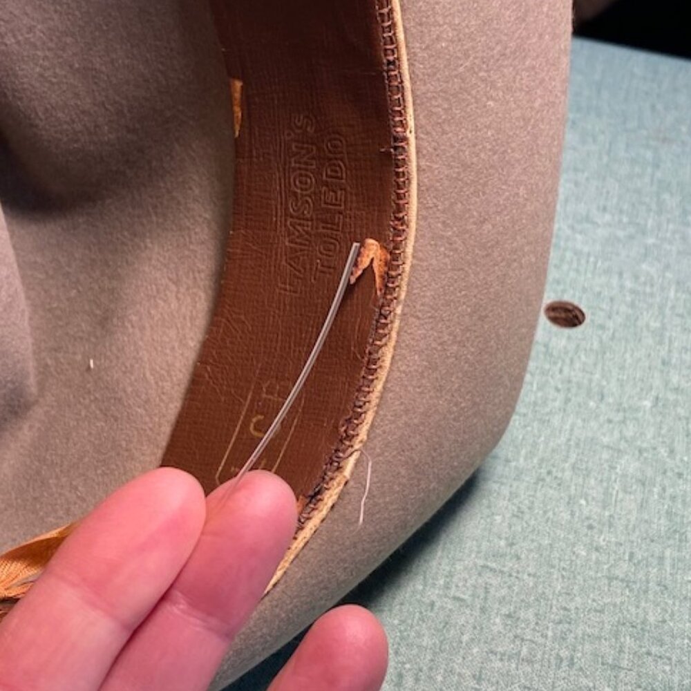 Vintage Cool Old Felt Hat - Picture 6 of 9